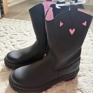 Dr. Martens Pink Interior Boots